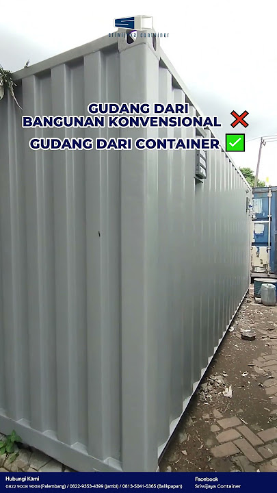 Gudang container check ✅ | #GudangContainer | #ContainerPalembang