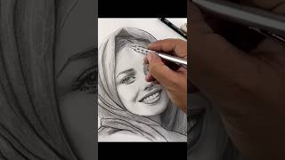 Portrait pencil sketch drawing #sketch #drawing #youtubeshort