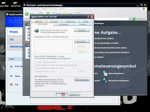 Internetverbindung einstellen       WINXP