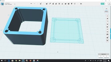 Racing Drone Factory Sicario TI03 Bottom housing using 123d Design