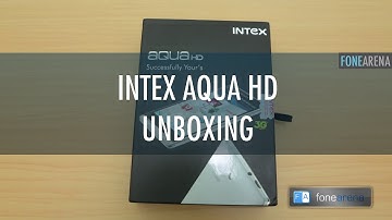 Intex Aqua HD Unboxing