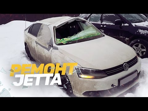 «ТОТАЛ» 😱 КУЗОВНОЙ РЕМОНТ Volkswagen Jetta. ПЕРЕВЁРТЫШ. TOTAL BODY REPAIR.