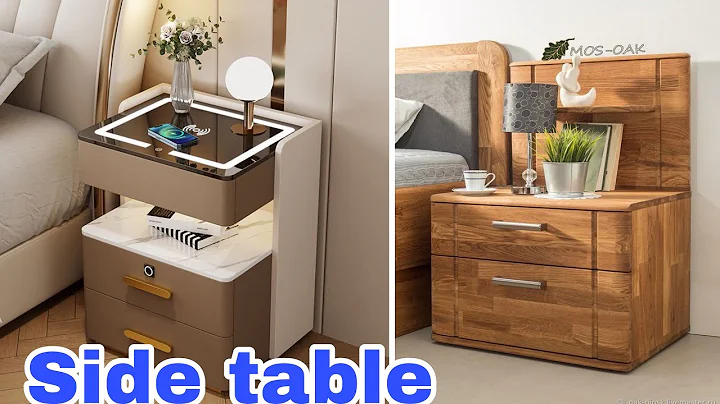 Modern bedside table design ideas | Wooden bedside table | Bedroom Bed side table | Couch side table