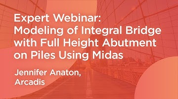 Modeling of Integral Bridge with Full Height Abutment on Piles Using Midas