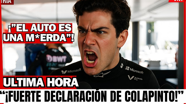 ¡IMPACTANTE MENSAJE DE FRANCO COLAPINTO POST LIBRES DEL GP DE AUSTRIA!