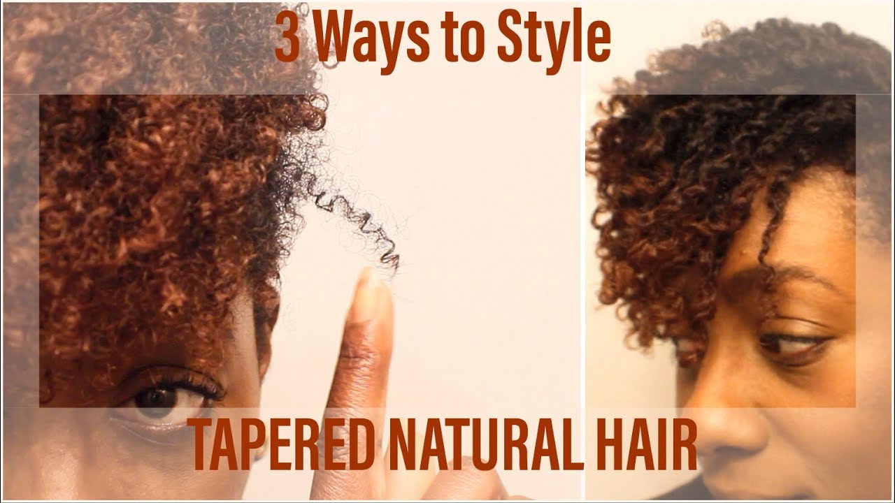 3 Ways I Style My Tapered Cut Natural Hair Beautycutright Youtube