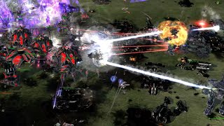 UEF vs Cybran, 3v3, Epic AI vs AI Battle - Revamp Expansion Mod (RVE), Supreme Commander 2