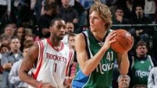 One of the GREATEST match-up in NBA history: Dirk Nowitzki vs Tracy McGrady - #nba | Mavs vs Rockets