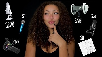 ASMR With 6 DIFFERENT MICS! ($1-$700) 🤯 Which One Is Your Favourite?🎤