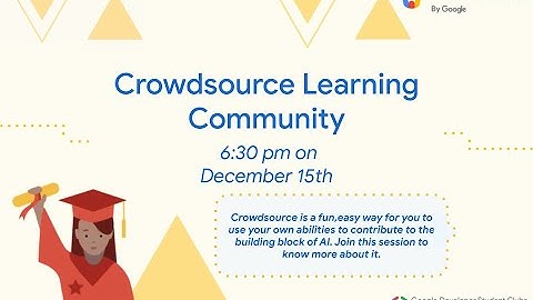 Google Crowdsource introductory session - GDSC NITR