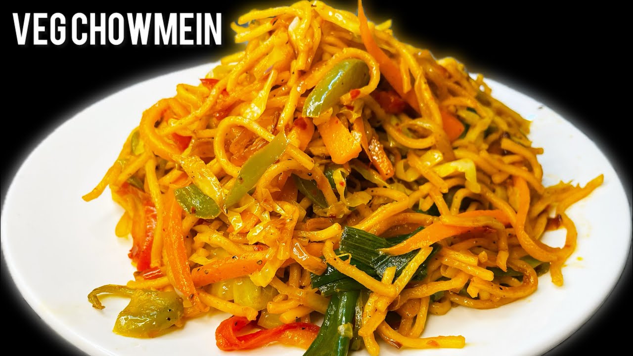 Chowmein Veg Chowmein How to make chowmein Noodles Aama’s
