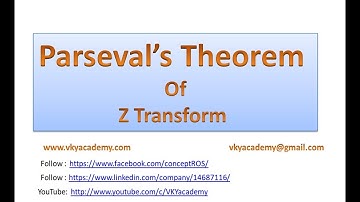 Lecture - 18 Parseval
