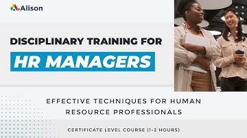 Human Resource Management- Alison Free Online Course Preview