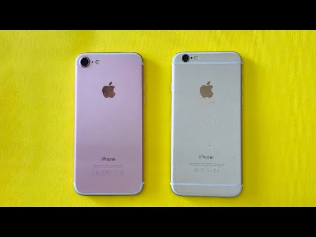 Ongemak Peave Glimmend iPhone 6 vs iPhone 7 in 2021 - YouTube