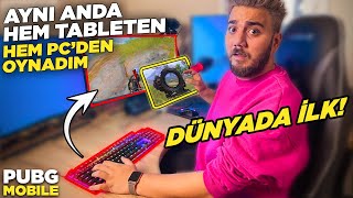 DÜNYADA İLK! AYNI ANDA HEM PC HEM TABLETTEN OYNAMAK MÜMKÜN MÜ? - PUBG Mobile #Patiyapsın