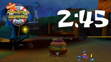 SpongeBob Movie Game - No Weenie Parking Anytime - 2:45 (World Record)