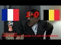 Hitler reacts to frances win over belgium in the 2018 world cup semi final
