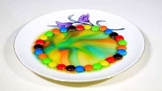 Skittles Rainbow Experiment | Skittles Rainbow Tricks