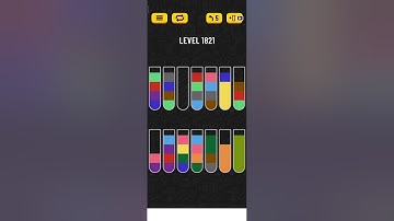 water sort puzzle - level 1821