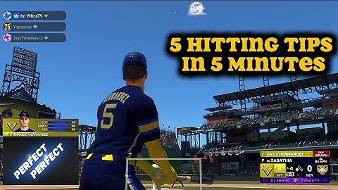 5 Hitting Tips IN 5 MINUTES for MLB The Show 25!