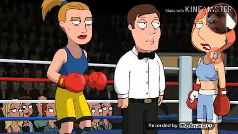 Lois become a boxing champion family guy tries to laugh challenge
