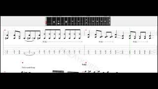 Kristal - Seragam Hitam Guitar Tab Tutorial