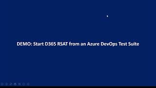 Advanced RSAT II - Run RSAT from Azure DevOps