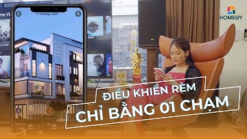 ĐIỀU KHIỂN RÈM THÔNG MINH BẰNG ĐIỆN THOẠI - NHÀ THÔNG MINH HOMEGY