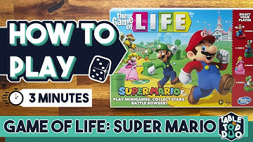 How to Play The Game Of Life Super Mario in 3 minutes (Mario Game of Life Rules)