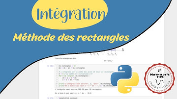 Intégration : Méthode des rectangles en Python - Cours et code