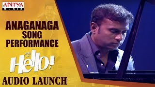 Anaganaga Song Performance @ HELLO! Movie Launch | Akhil Akkineni, Kalyani Priyadarshan