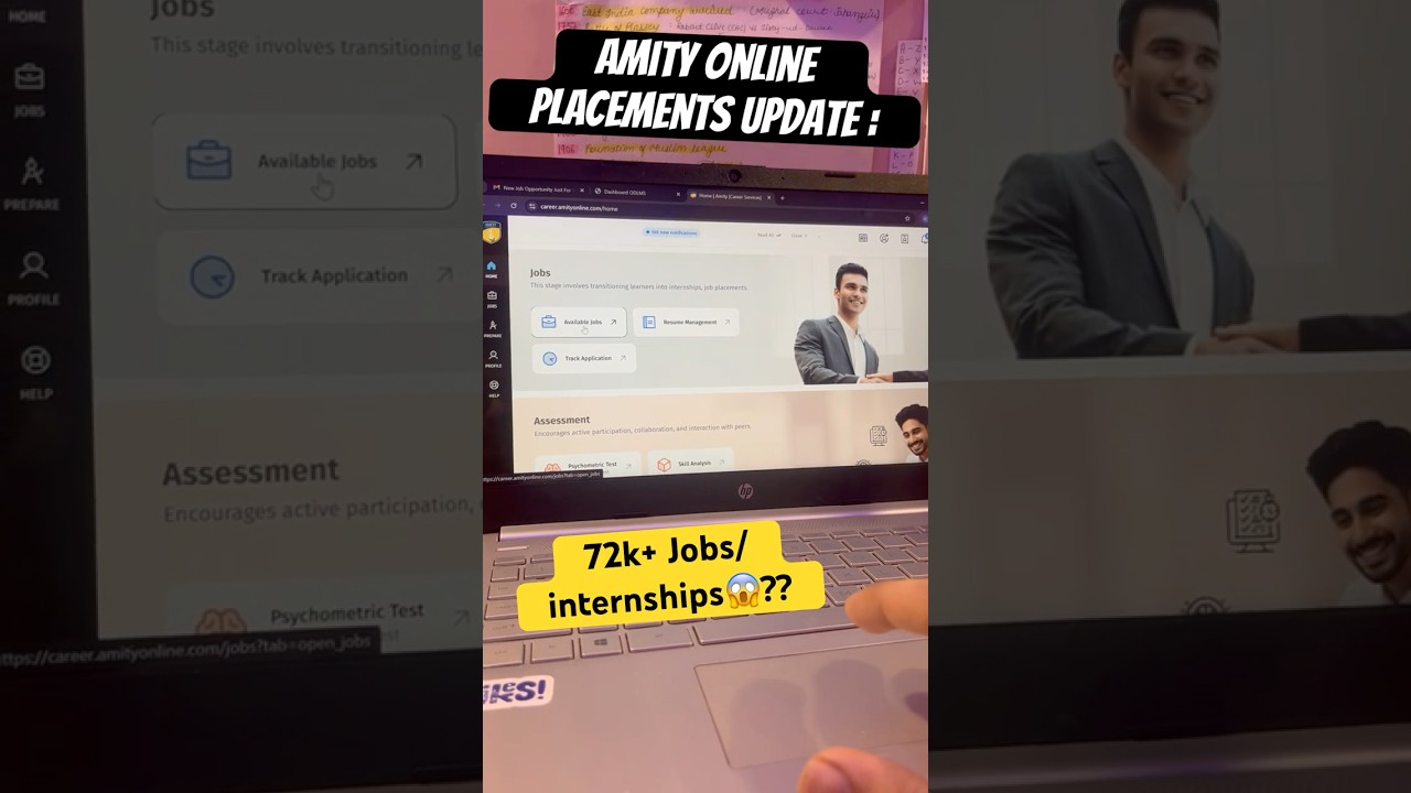 Amity online placements