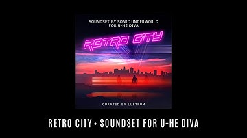 Retro City - Soundset for u-he Diva • Sonic Underworld / Luftrum • 20 Selected Presets • Synthwave