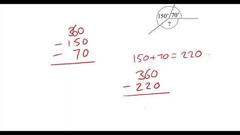 Angles - on a straight line and around a point