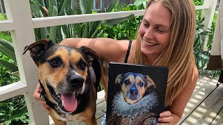 HILARIOUS Custom Pet Portraits (UNBOXING)