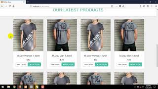Create Ecommerce Website Tutorial : P-6 Create Footer