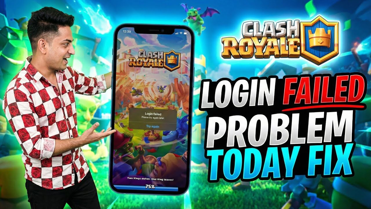 Clash Problem Clash Royale Game Loading Problem Today || How to fix clash Royale Not ...