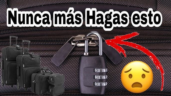 Candado Tsa Valija Seguridad Maleta Viaje Con Clave 3 Diales