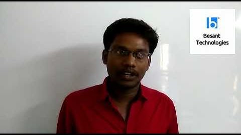 Hadoop Training in Chennai & Bangalore |Ramesh| Besant technologies