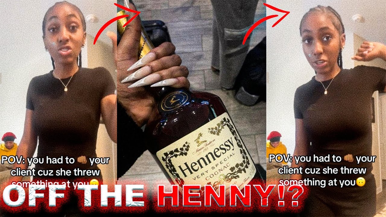 Beautician Throws Hands After Client Hurls Henny Bottle Over Dissatisfaction