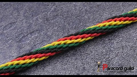 4 color round kumihimo braid
