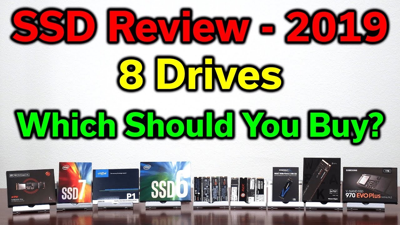 princip Udøve sport Morgenøvelser SSD Review — 8 NVMe M.2 Drives Tested — Which Should You Buy? — 2019  Edition - YouTube