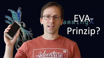 Das EVA-Prinzip und das erste Java Programm (Java Vorlesung Deutsch/German)