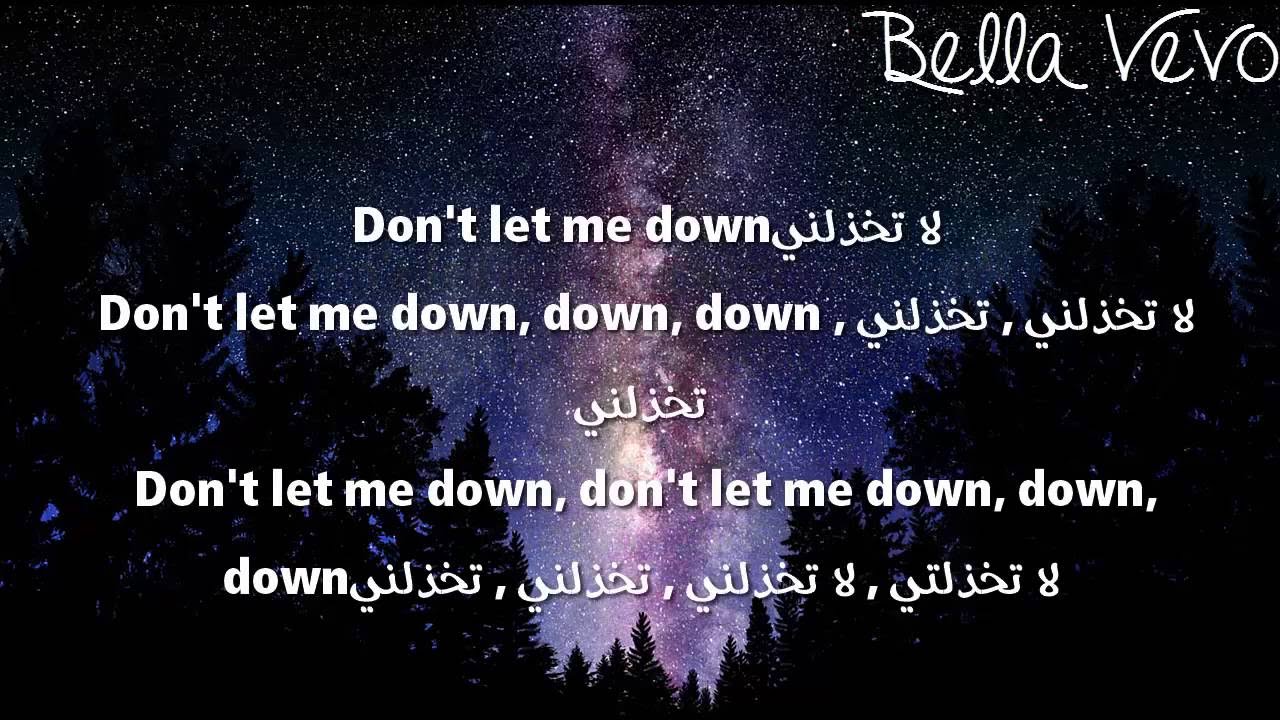 The Chainsmokers Don T Let Me Down اغنية روعة مترجمة للعربية