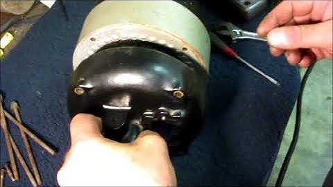 Very old antique General Electric GE Wound-Rotor Induction Motor...