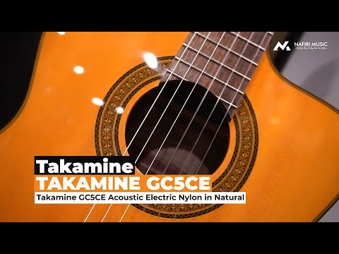 Guitar Takamine GC5CE Nylon String Acoustic Electric in Natural