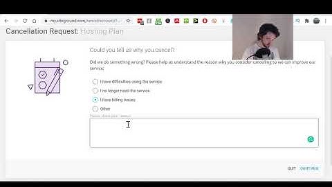 How to cancel a Siteground Hosting Account