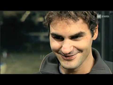 2010 Basel Final Roger Federer Champion Interview,...