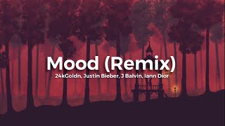 24kGoldn, Justin Bieber, J Balvin, Iann Dior - Mood Remix (clean lyrics)