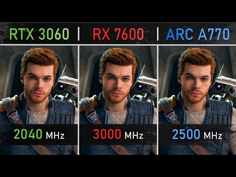 RTX 3060 vs RX 7600 vs Arc A770 - The FULL GPU COMPARISON